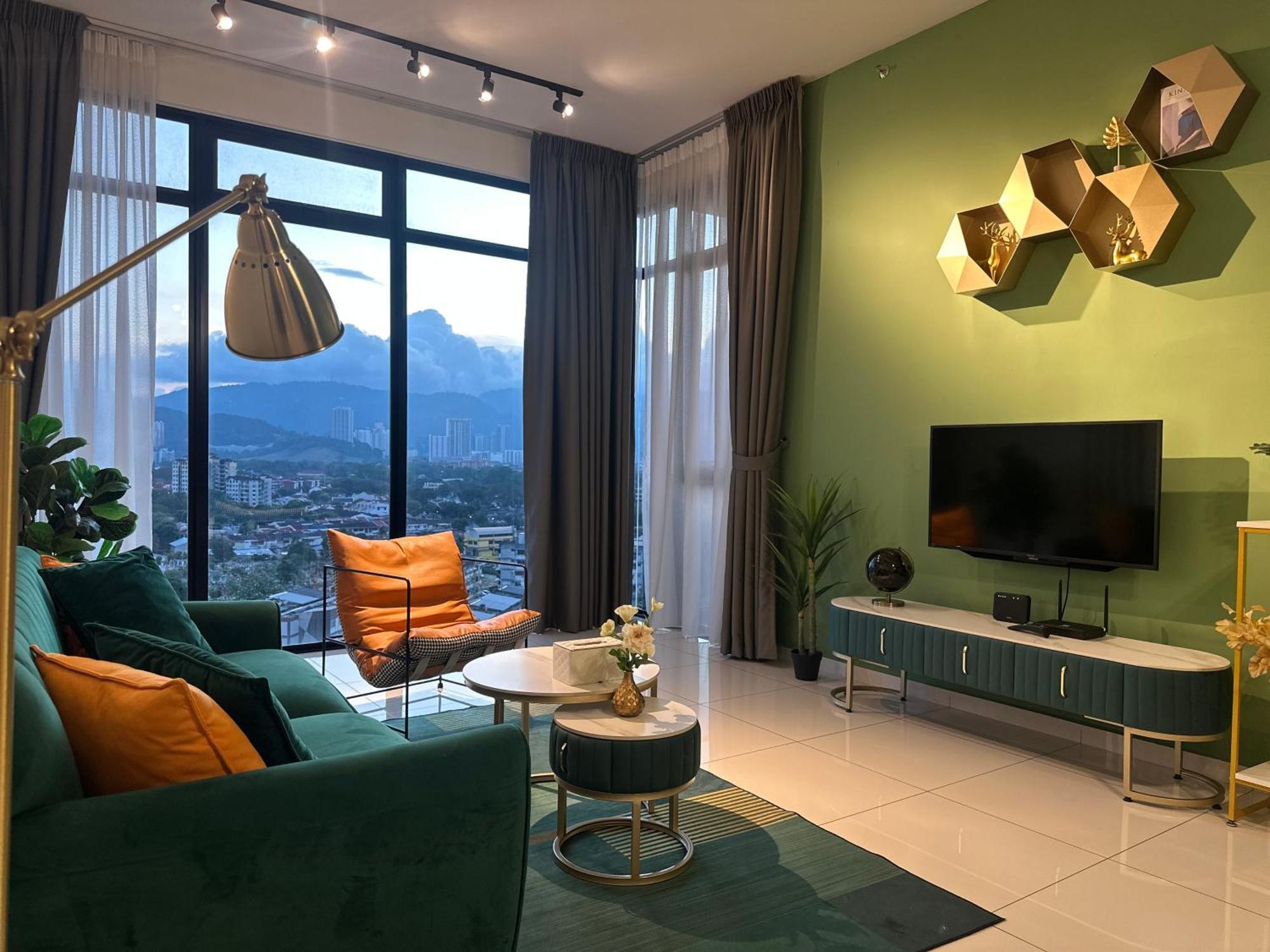 New 2Br Georgetown Warm And Lovely Homestay 10Pax-无敌美景两房民宿 Beacon Executive Suite Buitenkant foto
