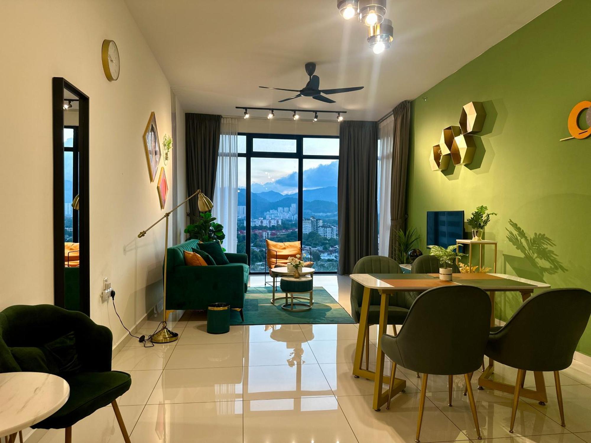 New 2Br Georgetown Warm And Lovely Homestay 10Pax-无敌美景两房民宿 Beacon Executive Suite Buitenkant foto